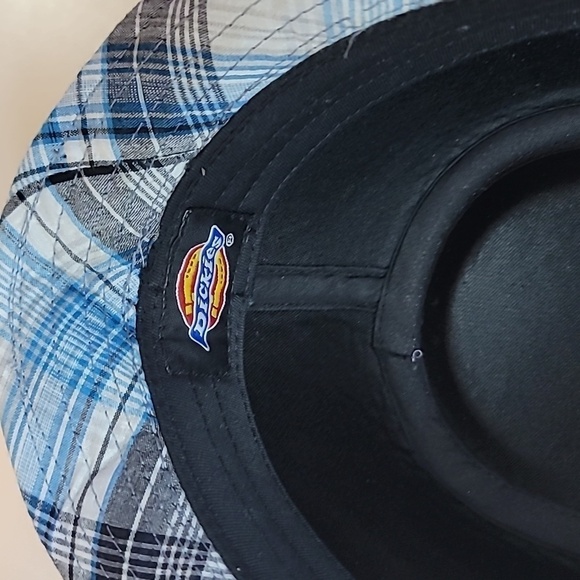 DICKIES Classic Denim Jean Fedora Plaid Lip Lining - Picture 6 of 6